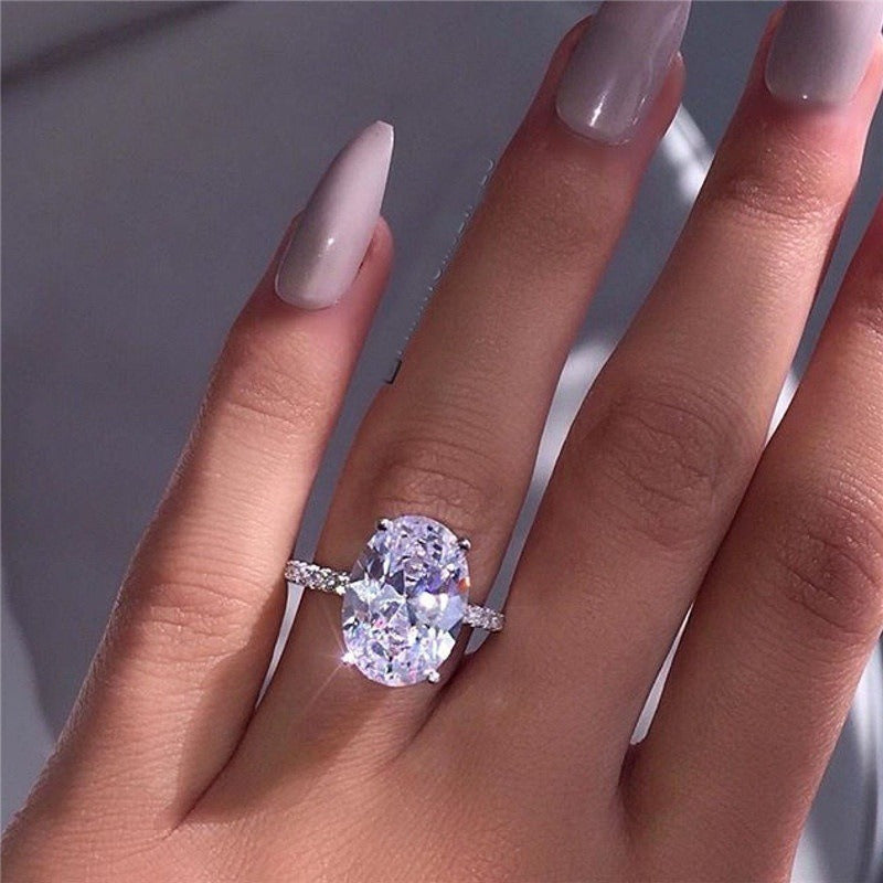 Bague taille ovale Ivyial