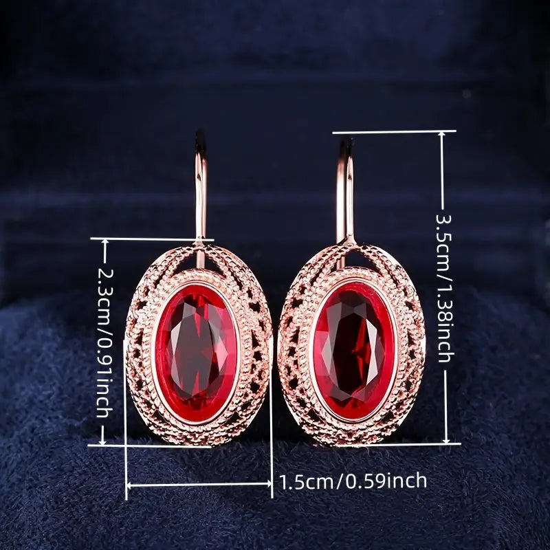 Boucles d'oreilles Talessia Rougefort