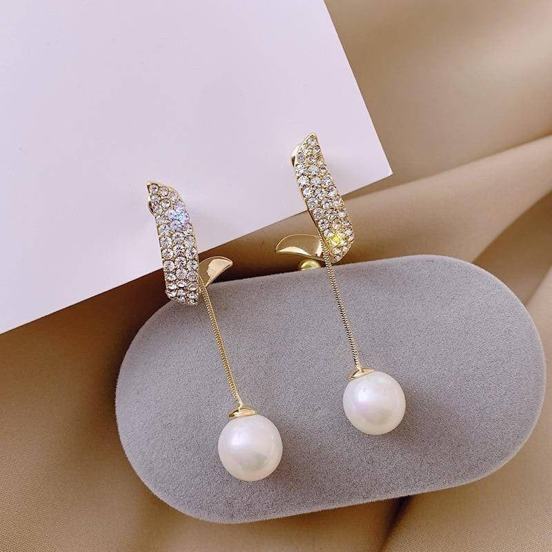 Boucles d'oreilles en perle Alessandra
