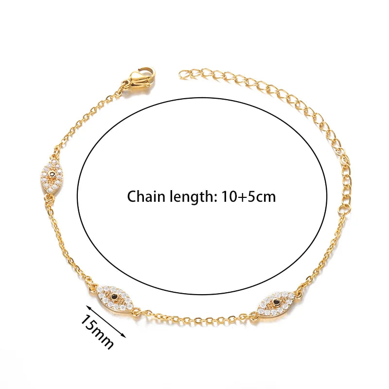 Bracelet diamant œil maléfique