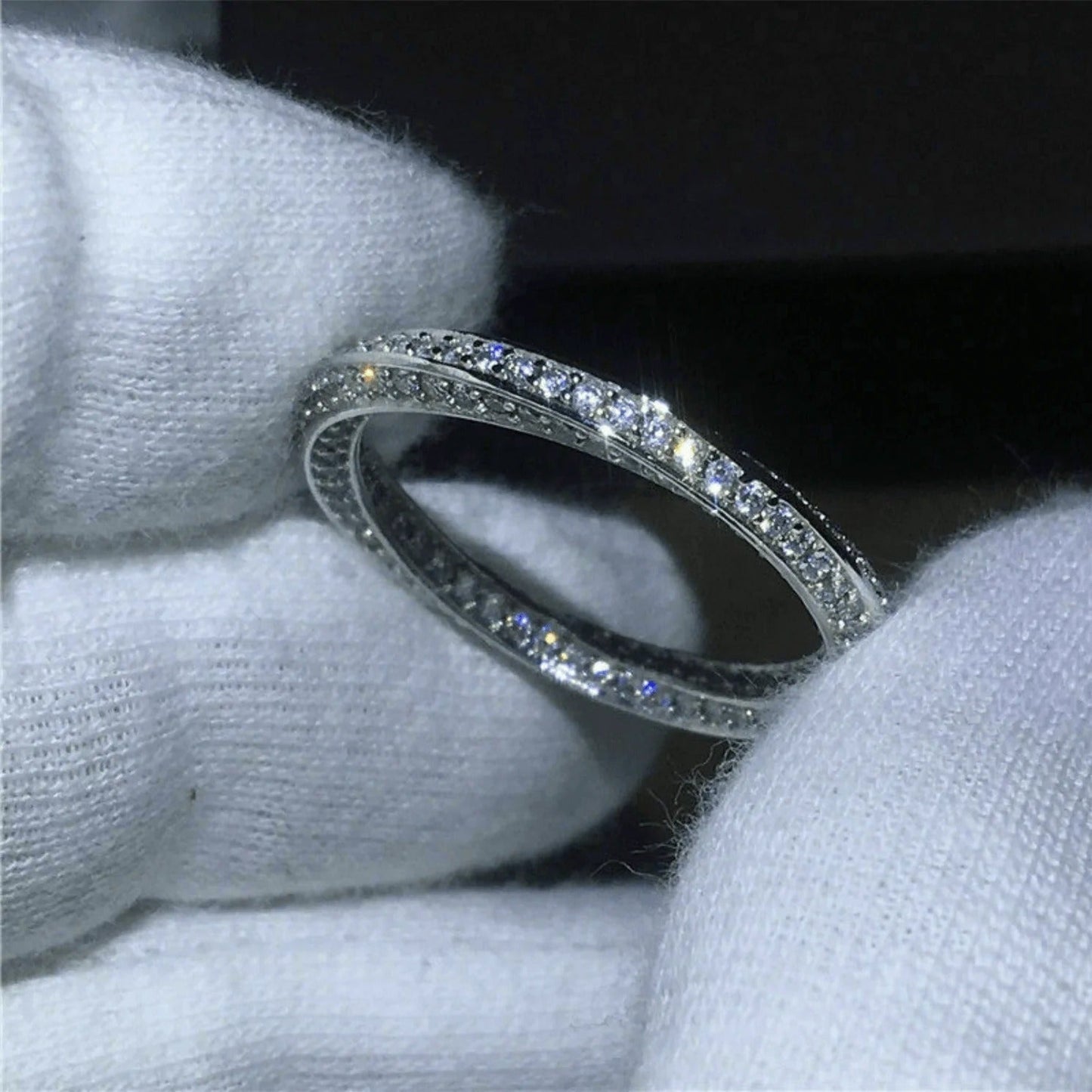Bague bandeau tissé Julianne