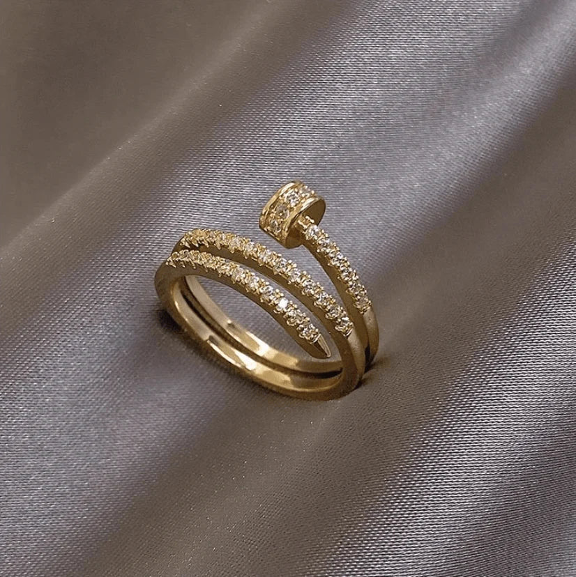 Bague Ajustable de l'Épingle d'Athéna