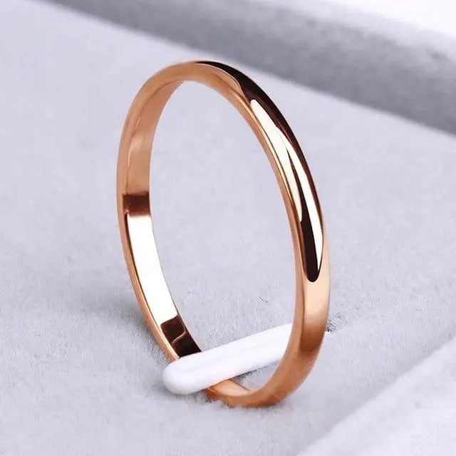 Bague simple dorée et argentée