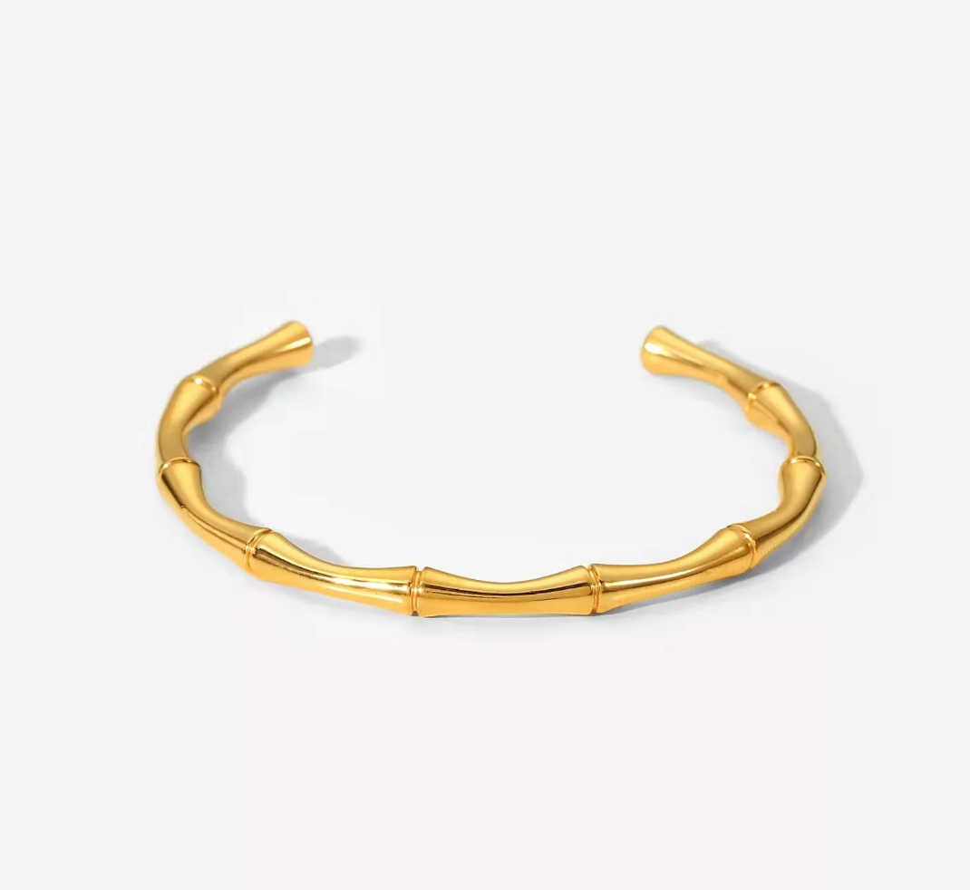 Bracelet branche de forêt doré