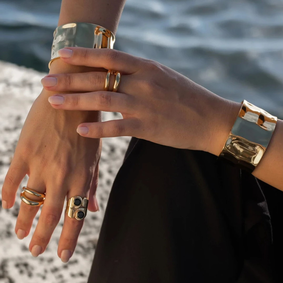 Bracelet style méditerranéen doré