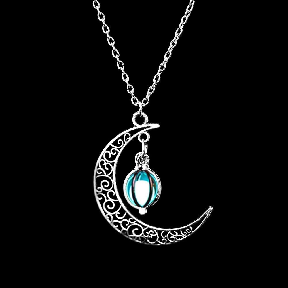 Collier lumineux clair de lune