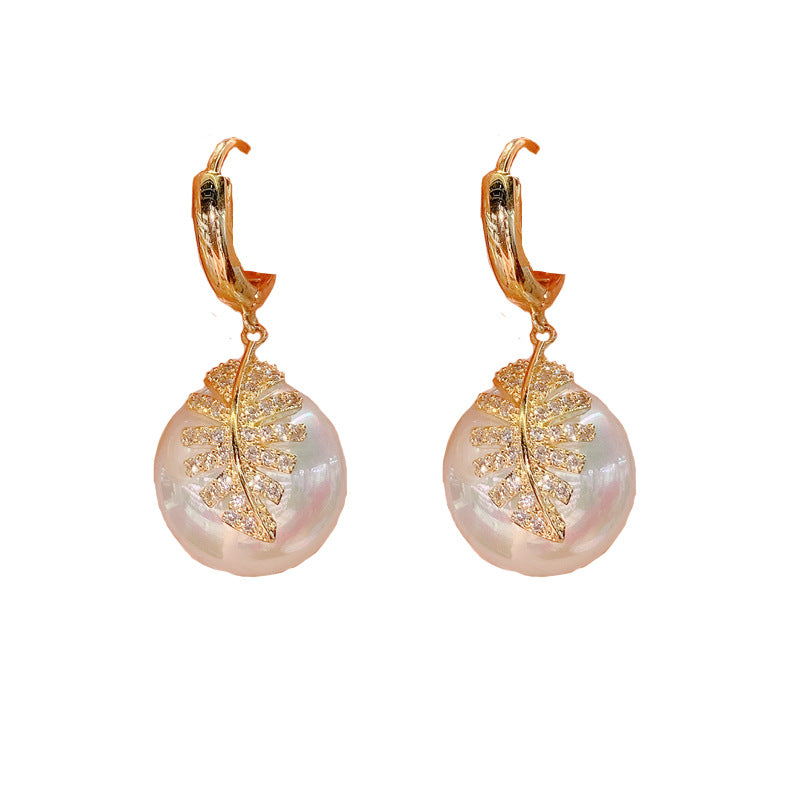 Boucles d'oreilles perle du paradis