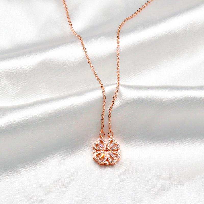Collier cœur en cristal
