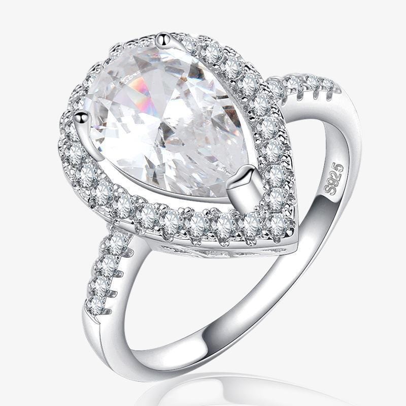 Bague taille poire Talia