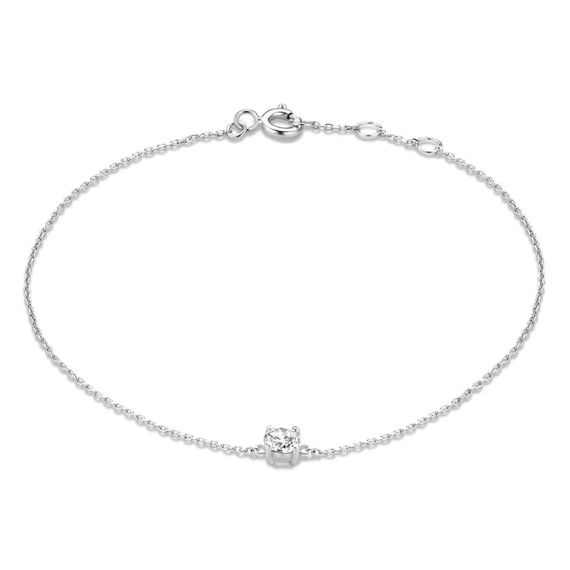 Bracelet pierre moissanite Cléa Doré