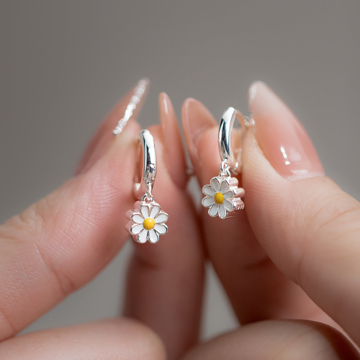 Boucles d'oreilles pendantes papillon en argent sterling plaqué