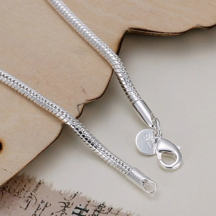 Bracelet simple porte-bougie en argent sterling plaqué