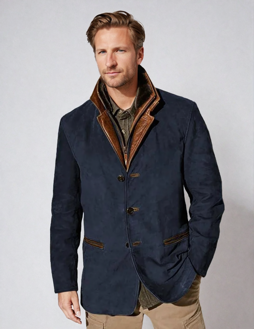 Lucas - Veste D'automne Vintage Pour Homme
