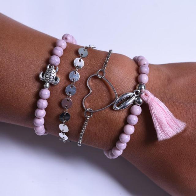 Lot de 5 bracelets premium uniques