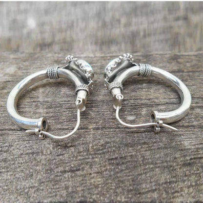 Boucles d'Oreilles Vintage Turquoise