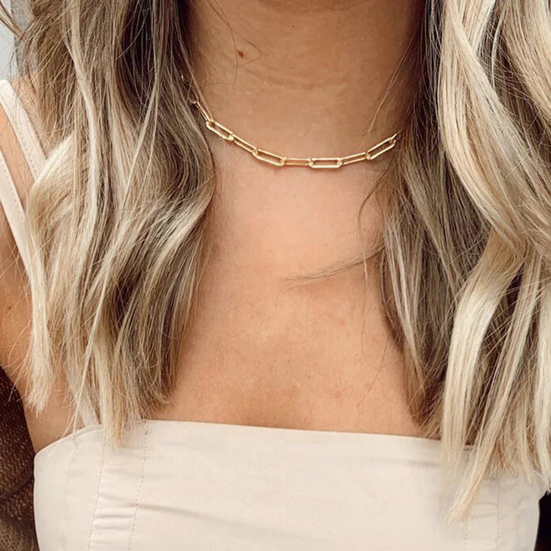 Collier chaîne élégant Archen Doré