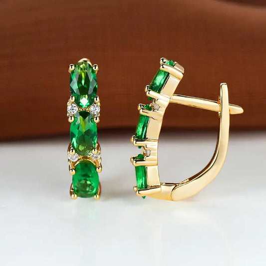 Boucles d'oreilles Celeste Armand Dorées