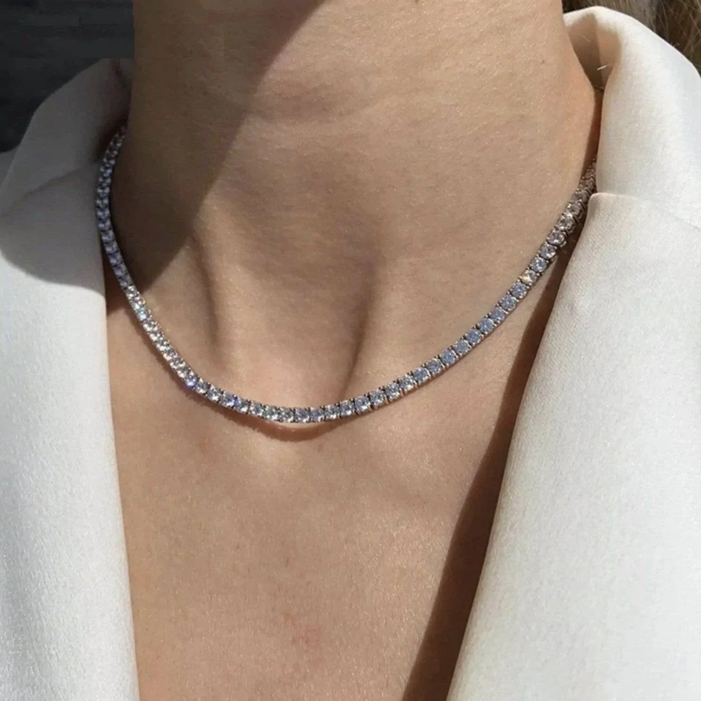 Collier de Chaîne de Tennis