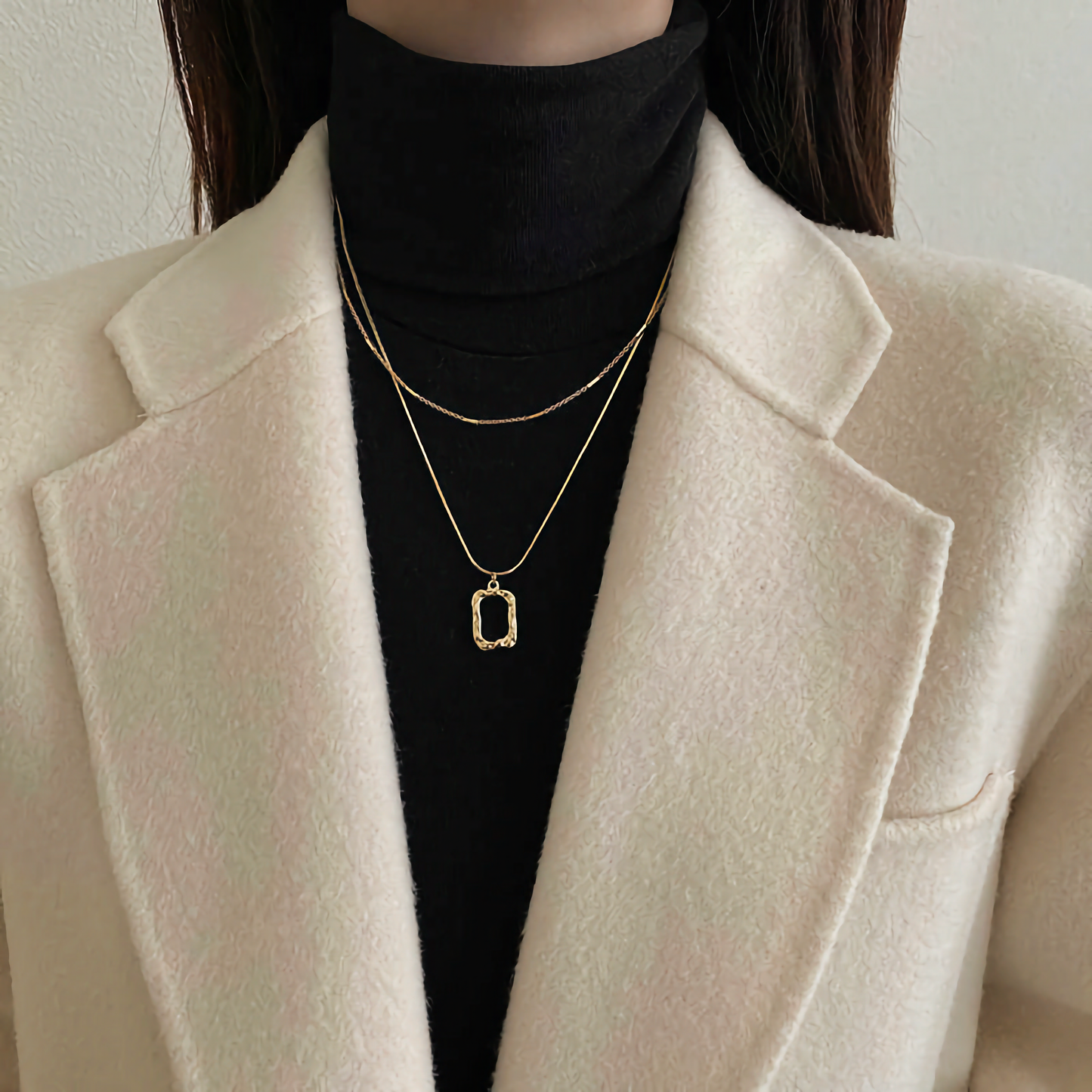 Collier chaîne superposé Abigail