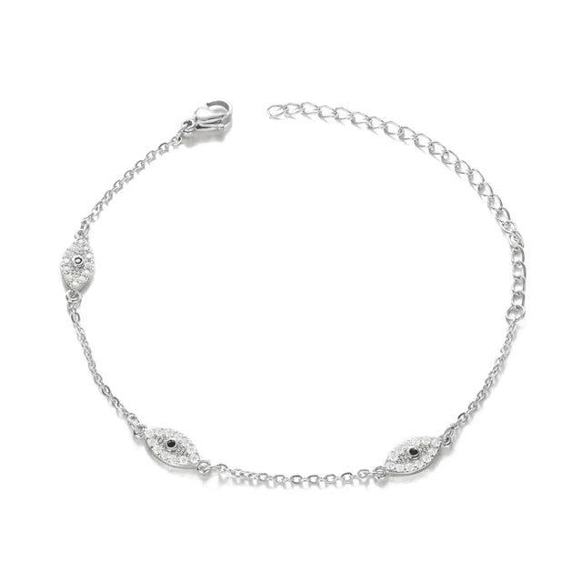 Bracelet de l'Œil Maléfique avec Diamants