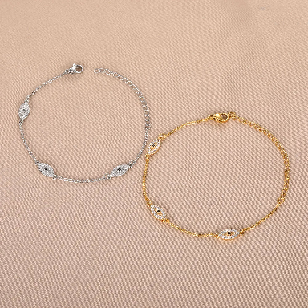 Bracelet de l'Œil Maléfique avec Diamants