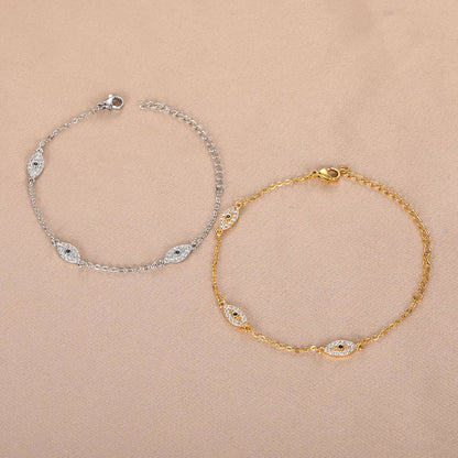 Bracelet de l'Œil Maléfique avec Diamants
