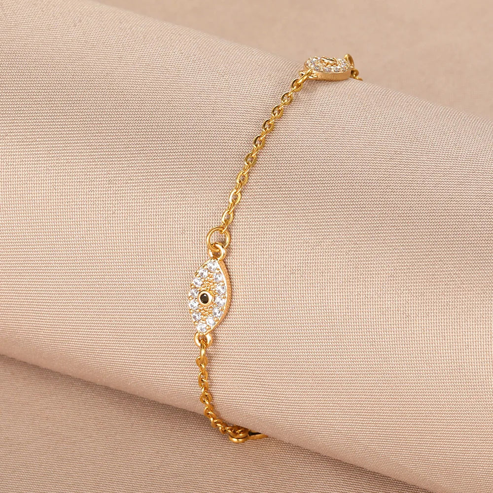 Bracelet de l'Œil Maléfique avec Diamants