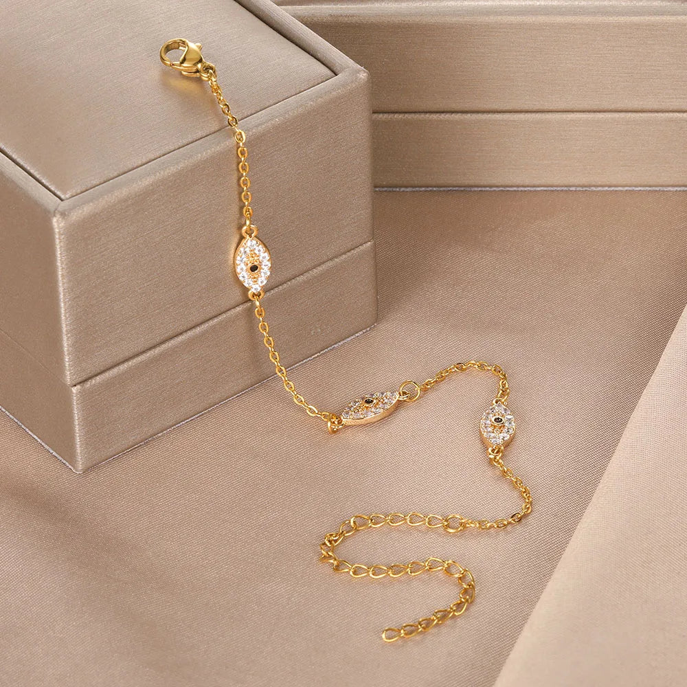 Bracelet de l'Œil Maléfique avec Diamants
