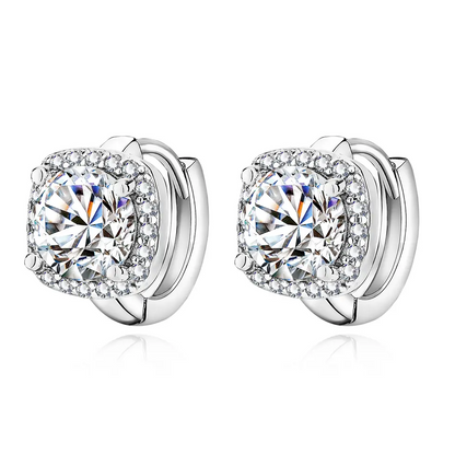 Boucles d'oreilles carrées Nadine Dorées