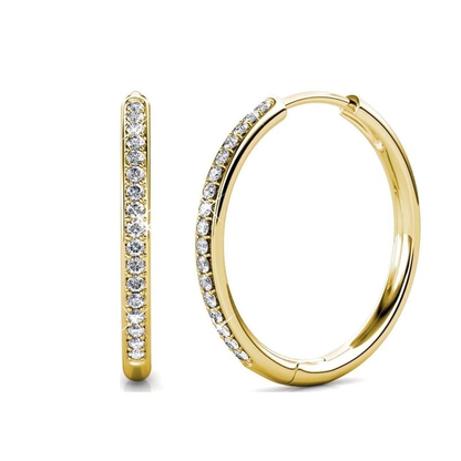 Boucles d'oreilles Sorel Pavé Dorées