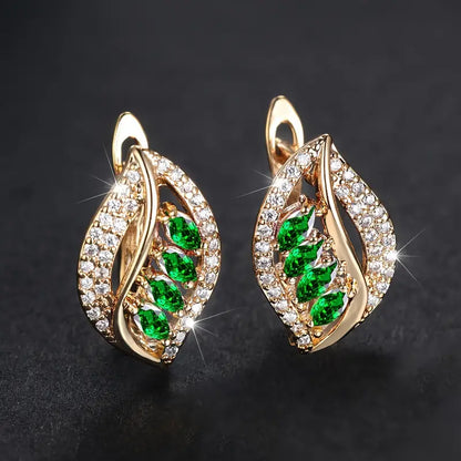 Boucles d'oreilles Isola Verdancia Dorées