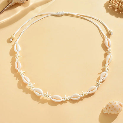 Collier Tressé Ajustable avec Finition Océanique