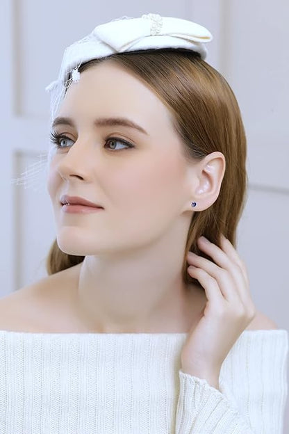 Boucles d'oreilles saphir classiques