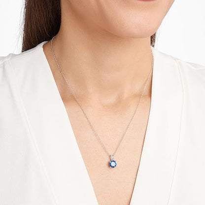 Collier saphir taille ronde