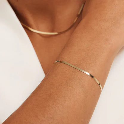 Bracelet Soleil Serpent Doré