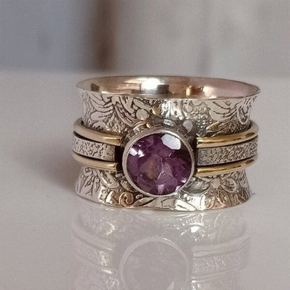 Bague Bohème de Cristal pour Méditation