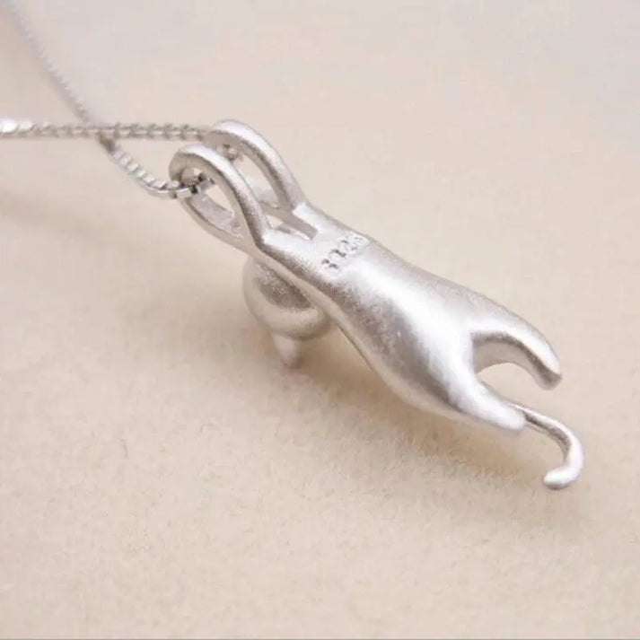 Collier Chaton Joueur en Argent 925