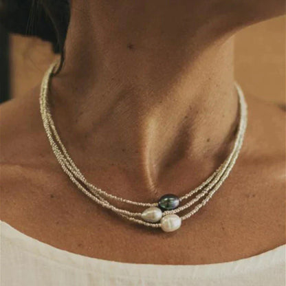 Collier de perles naturelles vintage
