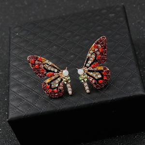 Boucles d'oreilles papillon édition limitée avec zircone cubique double
