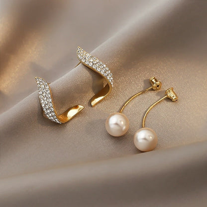 Boucles d'Oreilles de Perle en Or