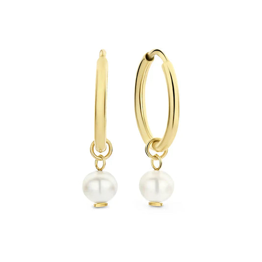 Boucles d'oreilles Delia Crest Dorées