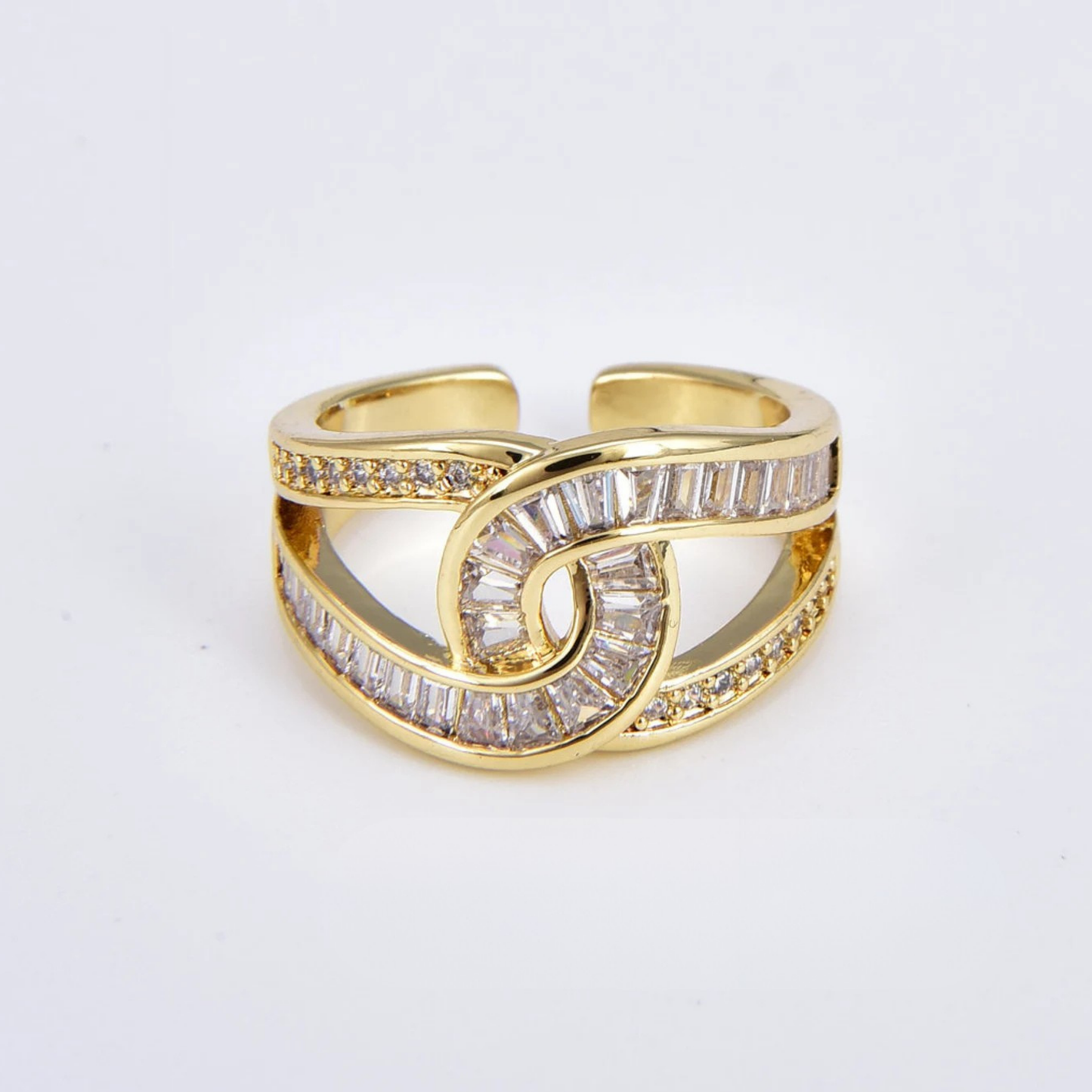 Marina - Bague Élégante Ajustable avec Nœud