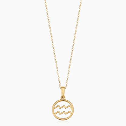 Collier signe du zodiaque Doré