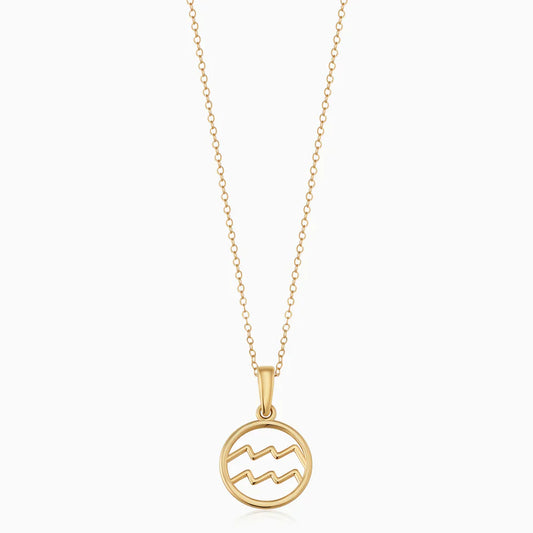 Collier signe du zodiaque Doré