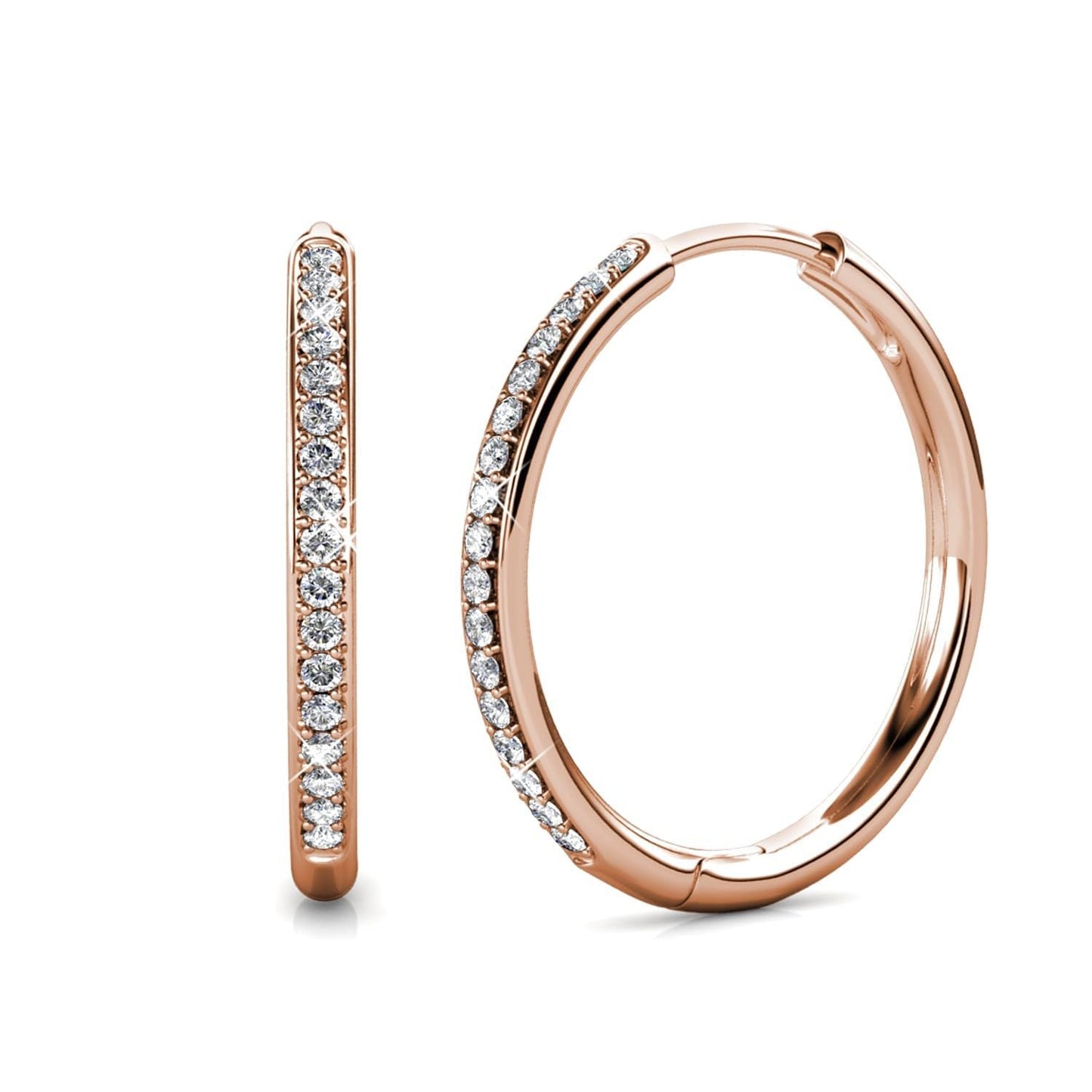 Boucles d'oreilles Sorel Pavé Dorées