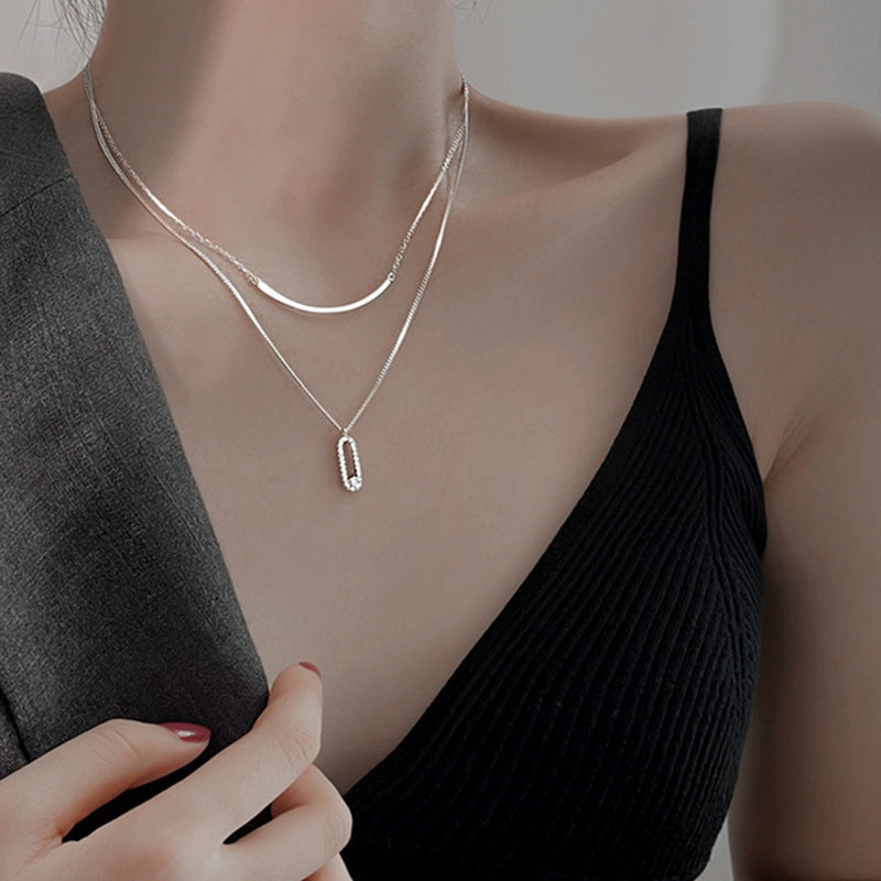 Collier de Cristaux Superposés Gia