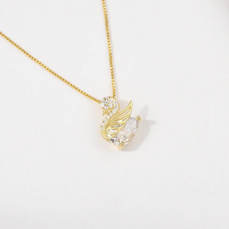 Collier du Cygne de Cristal