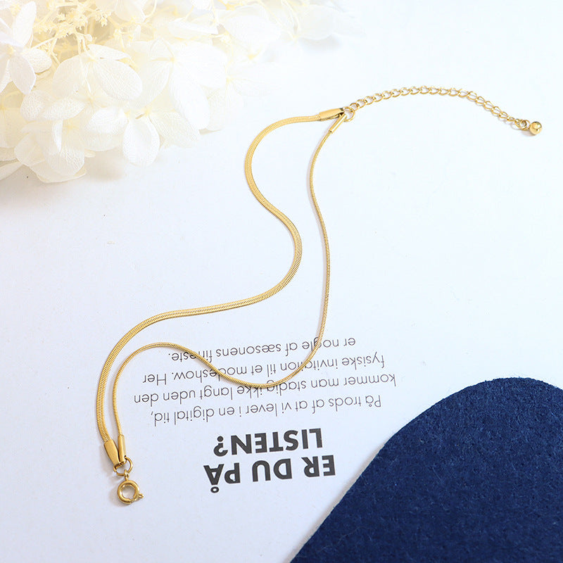 Bracelet Dorée à Double Couche Classia