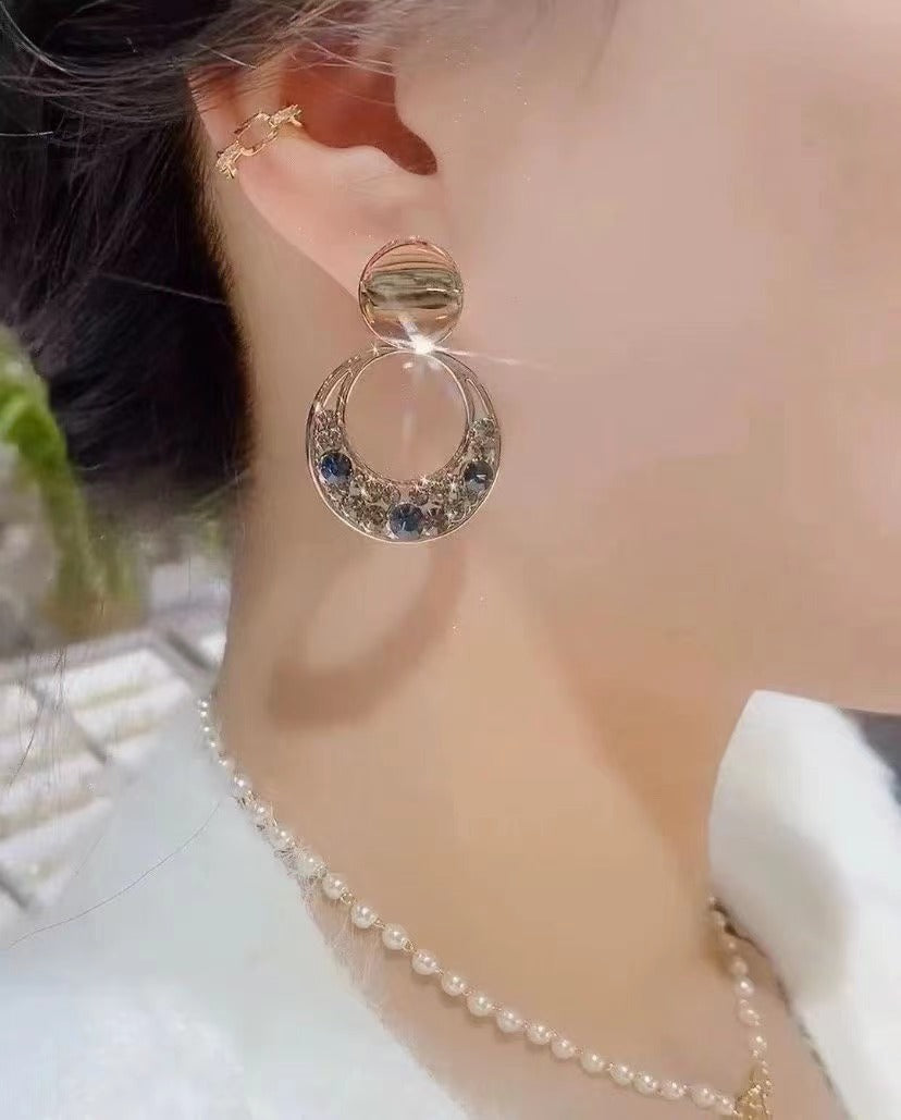 Boucles d'Oreilles Lumina avec Zircon