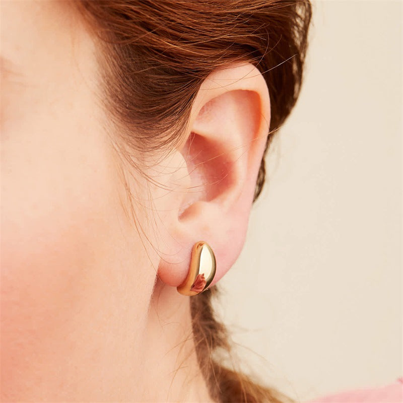 Boucles d'Oreilles en Forme de Coin Lissandra